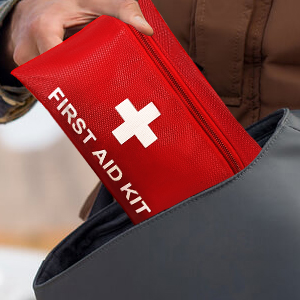 Mini First Aid Kit,124PCS Small Portable Emergency Kit for Travel