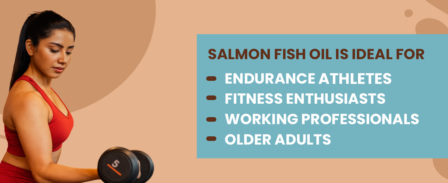 Carbamide Forte Salmon Omega 3 Fish Oil Capsules 1000mg | Salmon Fish Oil Omega 3 Capsule With Vitamin D3 + E For Men & Women | Omega3 Fishoil Supplement For Heart, Joints, Bones & Skin - 150 Softgels