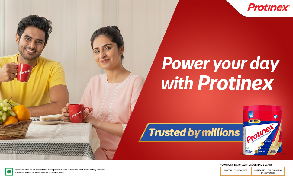 Protinex Creamy Vanilla, 1 Kg | Get 40% daily protein requirement for strong muscles when prepared with 200ml milk | High Protein | Zero Added Sugar | Nutritional Drink for Men and Women