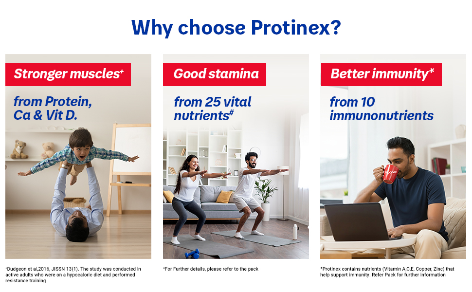 Protinex Creamy Vanilla, 1 Kg | Get 40% daily protein requirement for strong muscles when prepared with 200ml milk | High Protein | Zero Added Sugar | Nutritional Drink for Men and Women