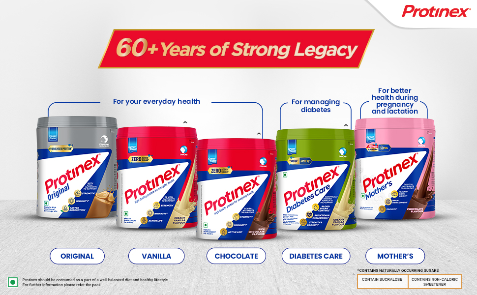 Protinex Creamy Vanilla, 1 Kg | Get 40% daily protein requirement for strong muscles when prepared with 200ml milk | High Protein | Zero Added Sugar | Nutritional Drink for Men and Women