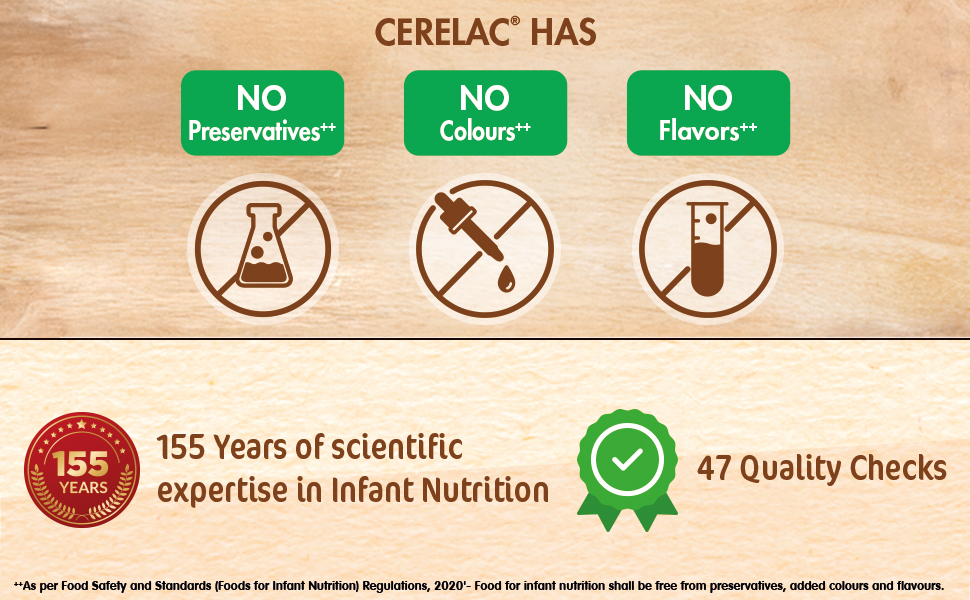 Nestlé CERELAC Baby Cereal 5 Grains & Fruits, No Refined Sugar STG-5, 300g