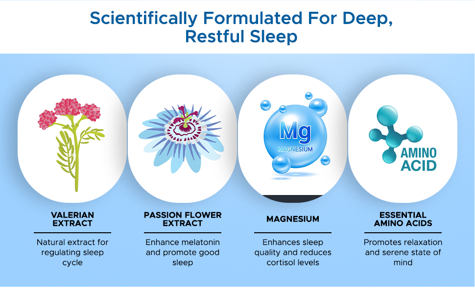 Vitabiotics Sleepnite Valerian Tablets | Valerian Root Extract 300mg, Ashwagandha, Passion Flower Extract, Magnesium, Glycine, L-Theanine & L-Tryptophan | 30 Tablets