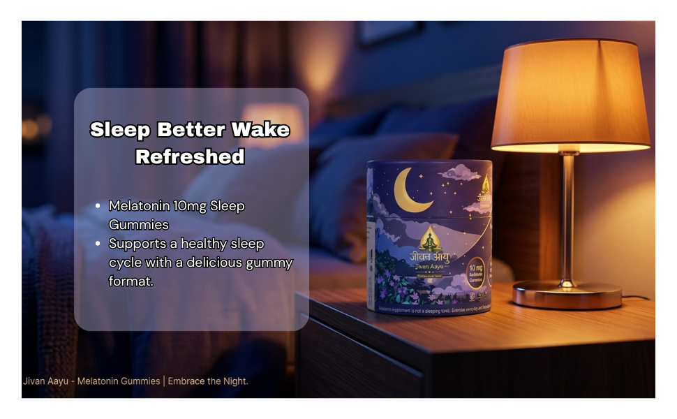 Melatonin 10mg Sleep Gummies for Adult's Sleep Support