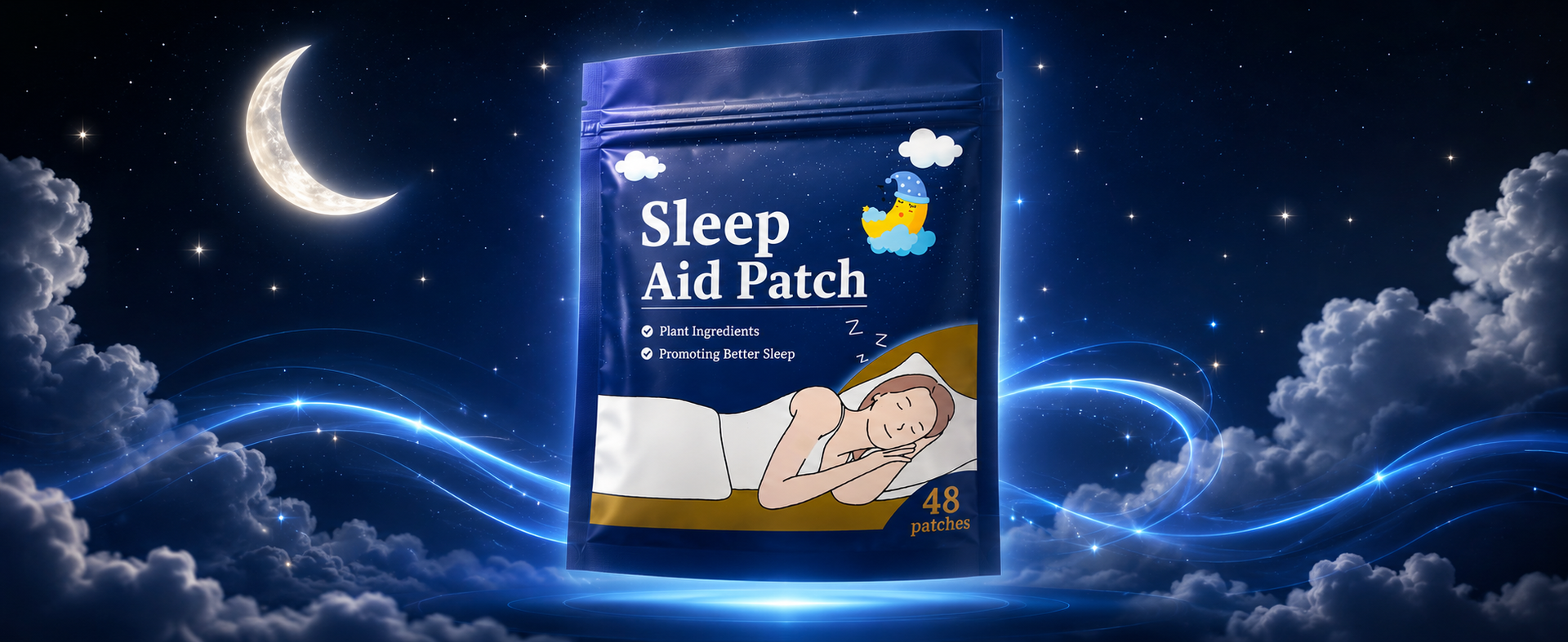 Sleep Patches, 48 Pieces, for Men and Women