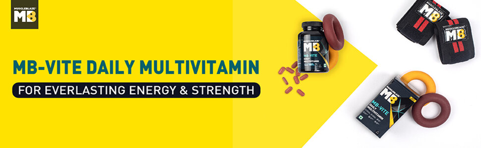 MuscleBlaze MB-Vite Daily Multivitamin, 120 Tablets
