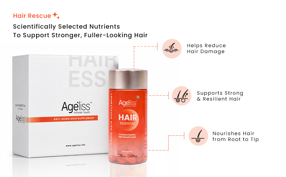 Hair Essential Hair Growth Supplement for Women & Men