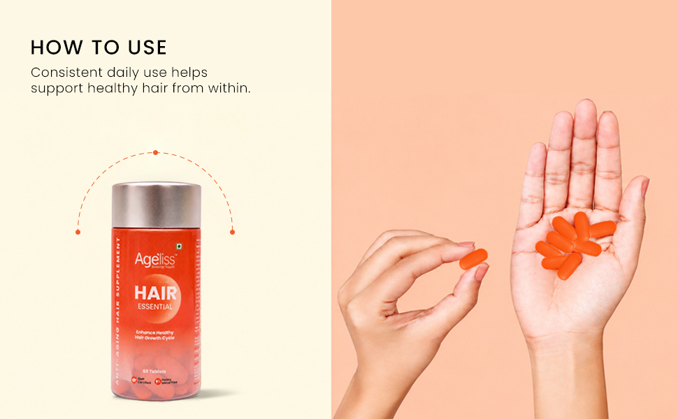 Hair Essential Hair Growth Supplement for Women & Men