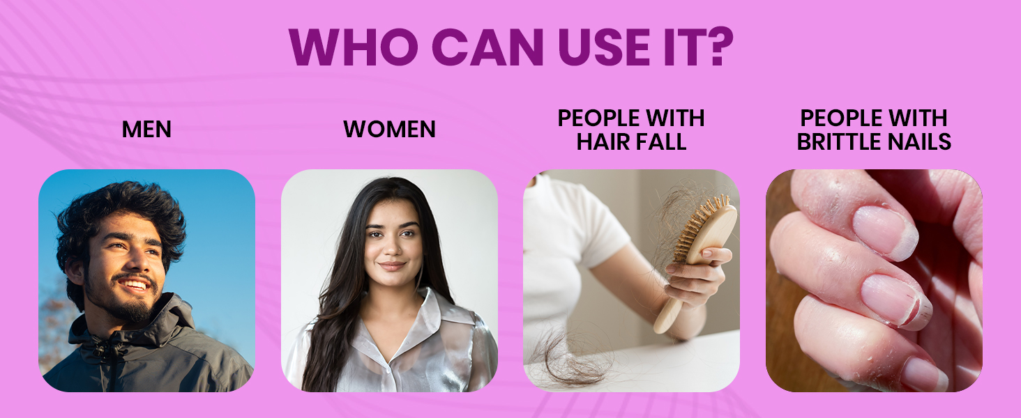 Carbamide Forte Biotin Tablets for Hair Growth | Biotin Supplement 10000 mcg | Hair Supplements for Women & Men | 60 Hair Growth Tablets