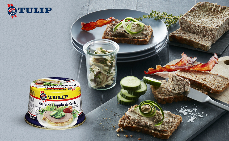 Tulip Liver Pate, 125g,Pack of 4 Product of Denmark