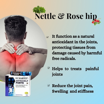 Marnys Artrohelp Forte | 7-in-1 Joint Support & Mobility Formula | Collagen, Glucosamine, Chondroitin, Hyaluronic Acid, Omega-3, Rosehip & Nettle | Supports Cartilage, bone & Flexibility | 20 Ready-to-Drink Vials