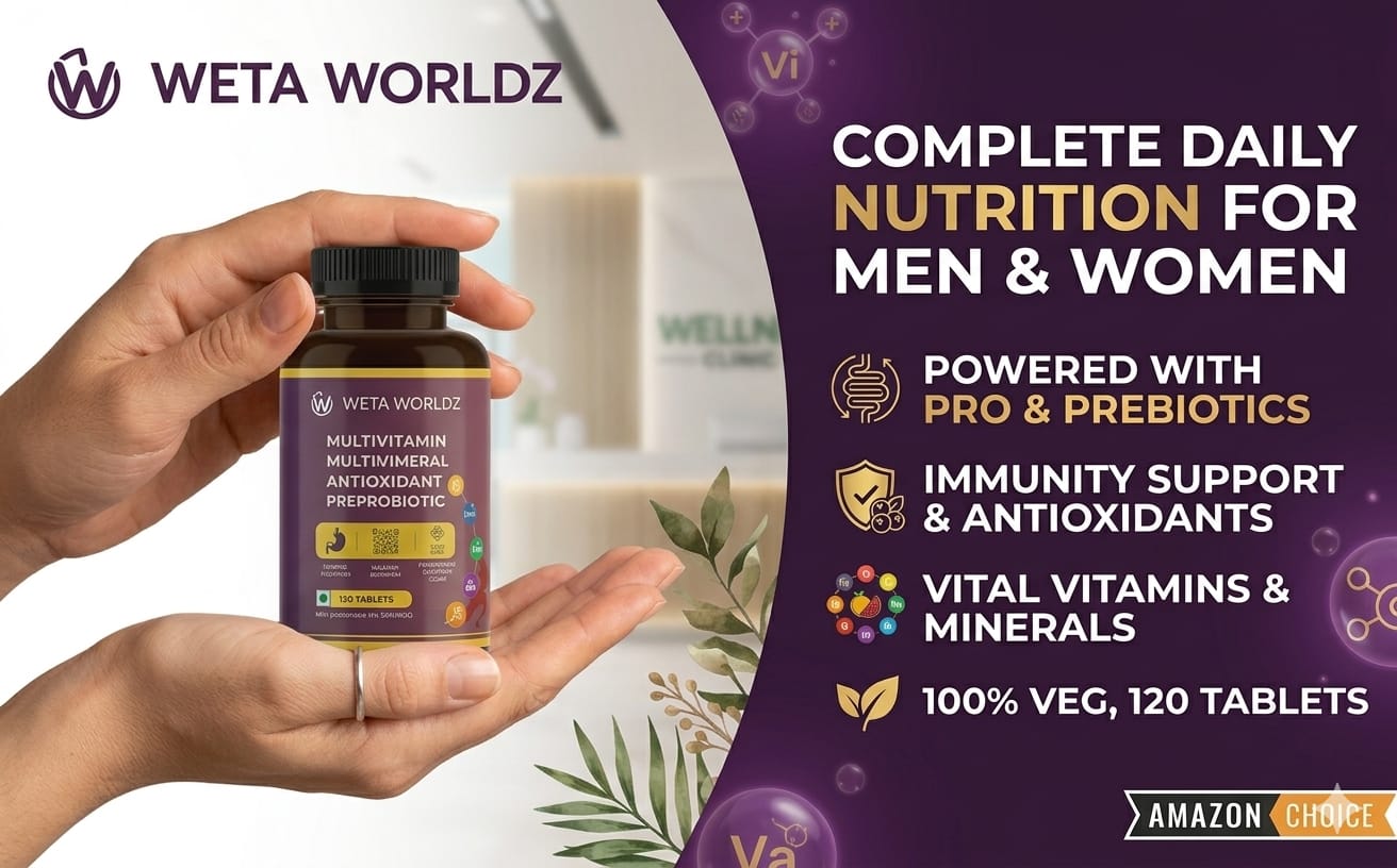 Veg Multivitamin Tablets for Men & Women, 120 Tablet