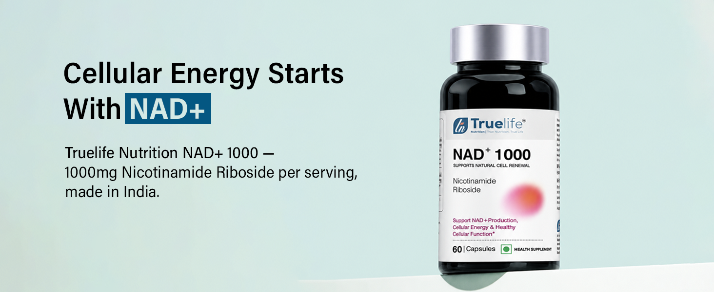NAD+ 1000mg Nicotinamide Riboside (NR) – Vegan NMN Alternative for Cellular Energy, Anti-Aging & DNA Repair | 60 Veg Capsules, 1-Month Supply | Non-GMO, Sugar & Gluten Free