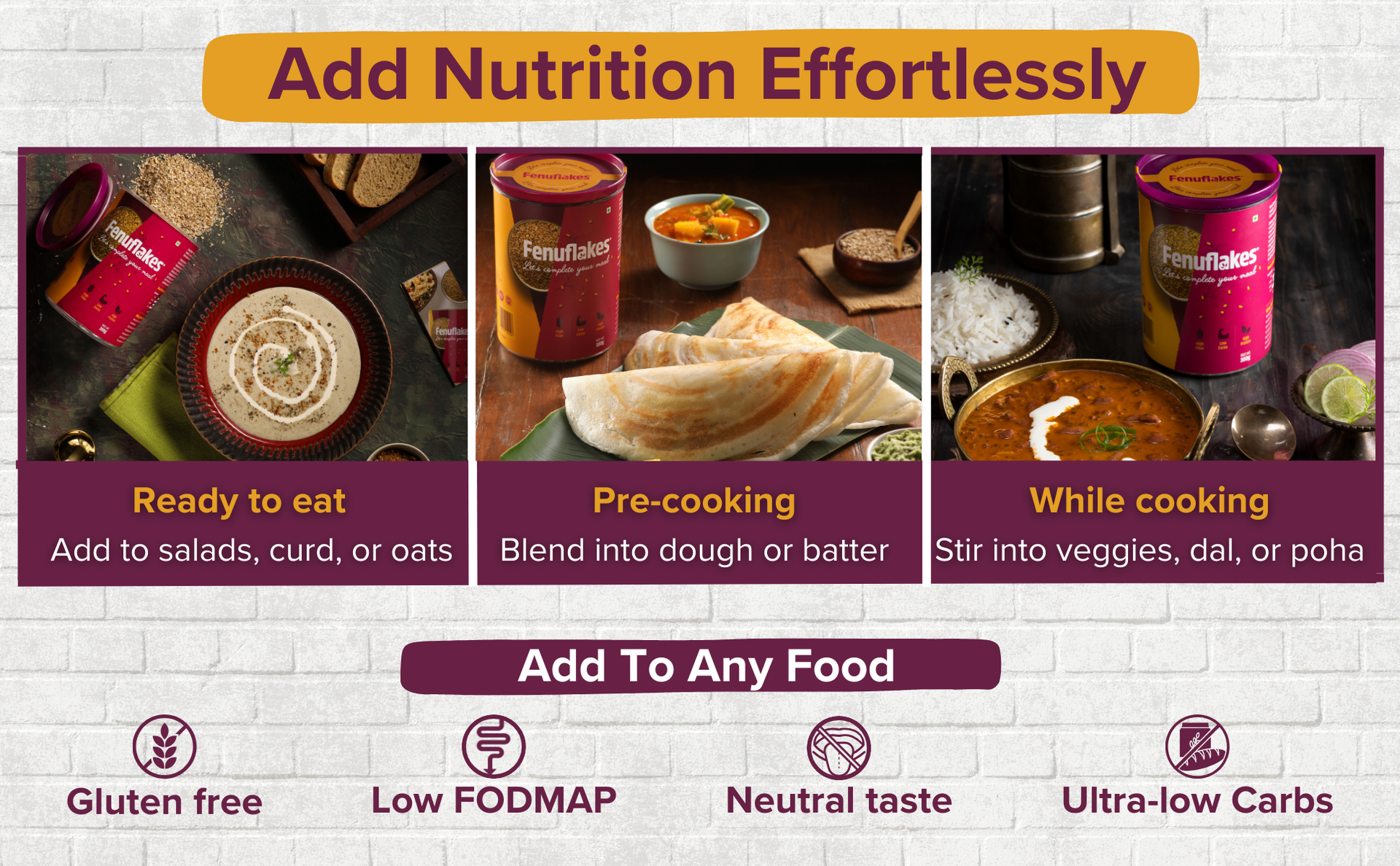 Fenuflakes 300g Fiber Supplement | Bloating, Acidity & Constipation Relief | Prebiotic Fiber | Psyllium Husk & Isabgol Replacer | Helps in Managing Blood Sugar Levels | Neutral in Taste | Unflavored | Add to Any Food