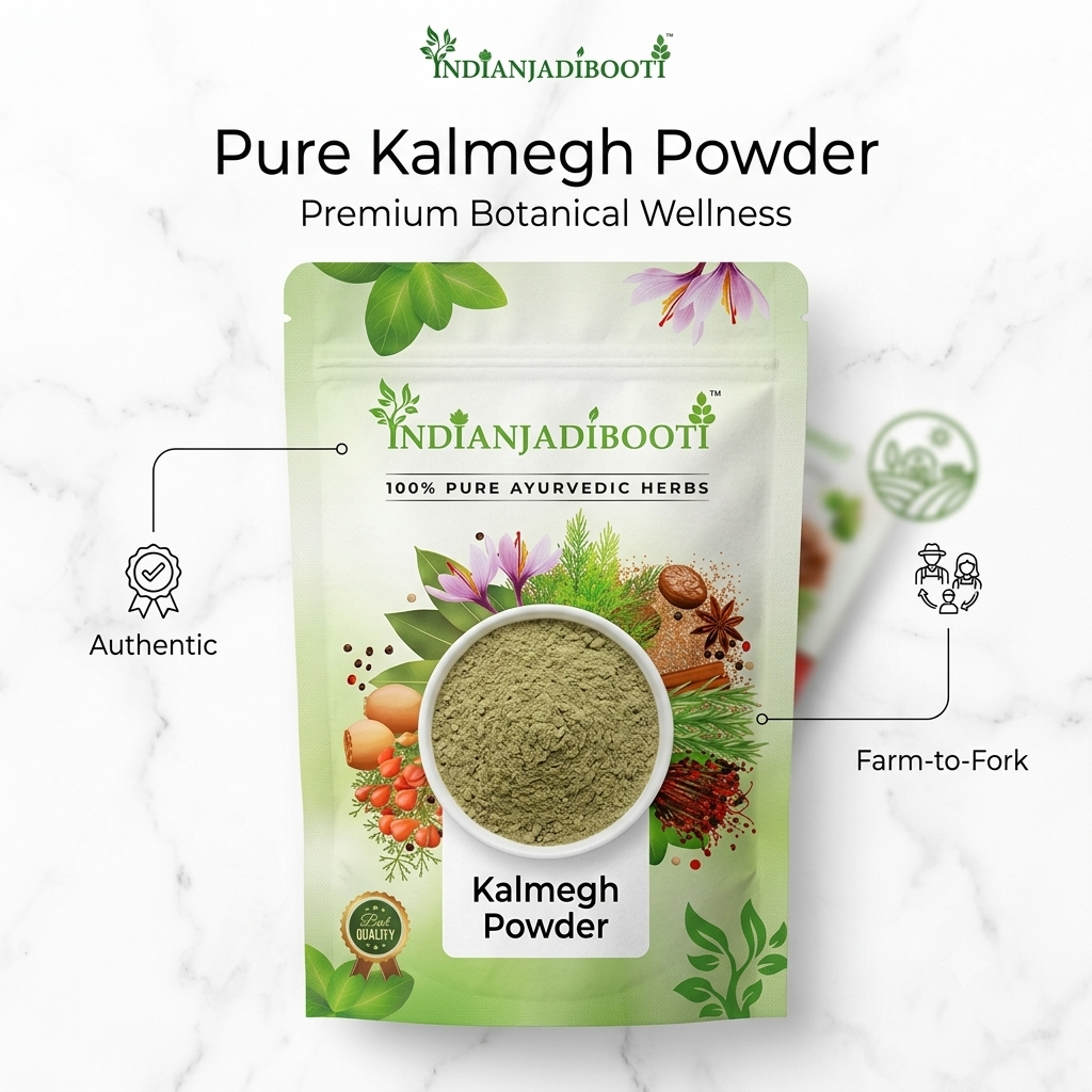 IndianJadiBooti Pure Kalmegh Powder (Andrographis Paniculata) | Traditional Botanical for Liver Harmony, Systemic Detox & Holistic Immunity | 250 Grams