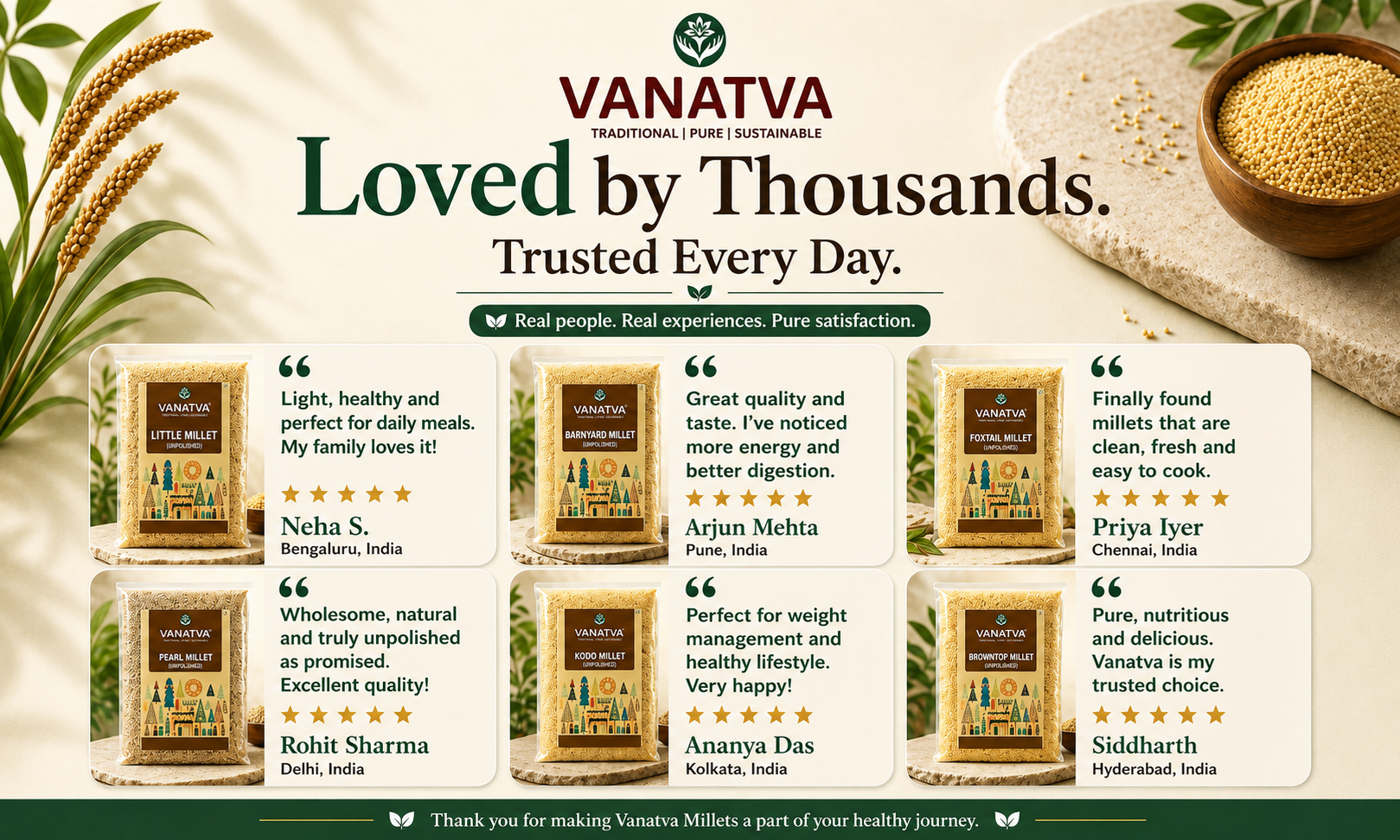 Brown Top Millet 500g | Unpolished Whole Grain | High Fiber & Natural Protein Rich Superfood | Gluten Free Traditional Grain for Daily Nutrition | Healthy Alternative to Refined Grains | Nutrient-Dense Food for Balanced Diet