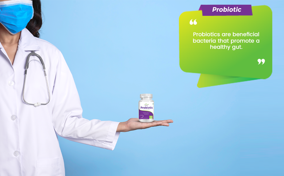 Natures Velvet Lifecare Probiotics for Digestive Health and Immunity - 30 Capsules - Pack of 1