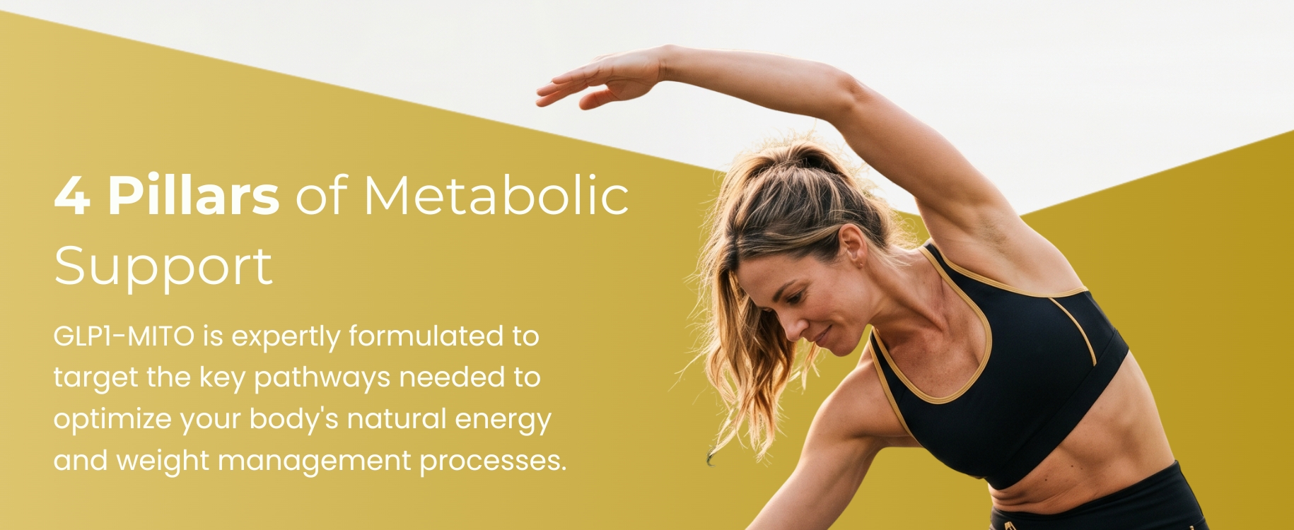 GLP1-MITO | 5-in-1 Weight Management Supplement | Liposomal Berberine, Chromium Picolinate, Garcinia Cambogia & Liposomal Curcumin with Piperine | 30 Veg Caps GLP-1 Supplement