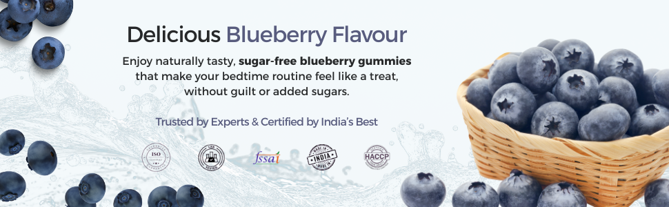 Sleep Gummies with Melatonin 5 mg, Blueberry, 30 Gummies