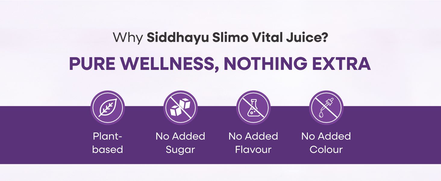 Baidyanath Asli Ayurved Slimo Vital Slimming Juice For Weight Loss 1L | With Garcinia, Aloe Vera & Gudmar | Supports Healthy Metabolism & Digestive Wellness | Plant Based Herbal Drink
