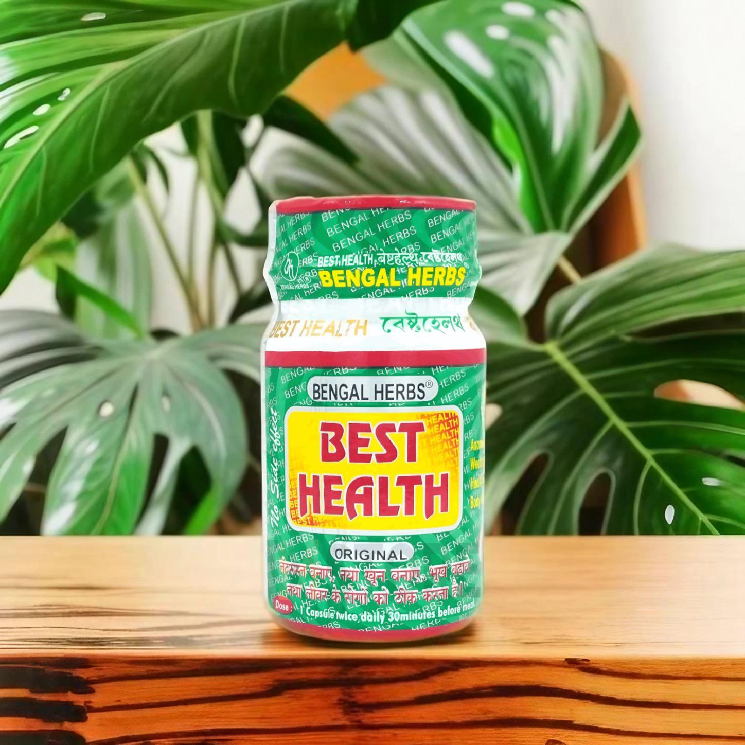 BENGAL HERBS BEST HEALTH 50 CAPSULES (PACK OF 3) for BODY BUILDING & WEIGHT LOSS