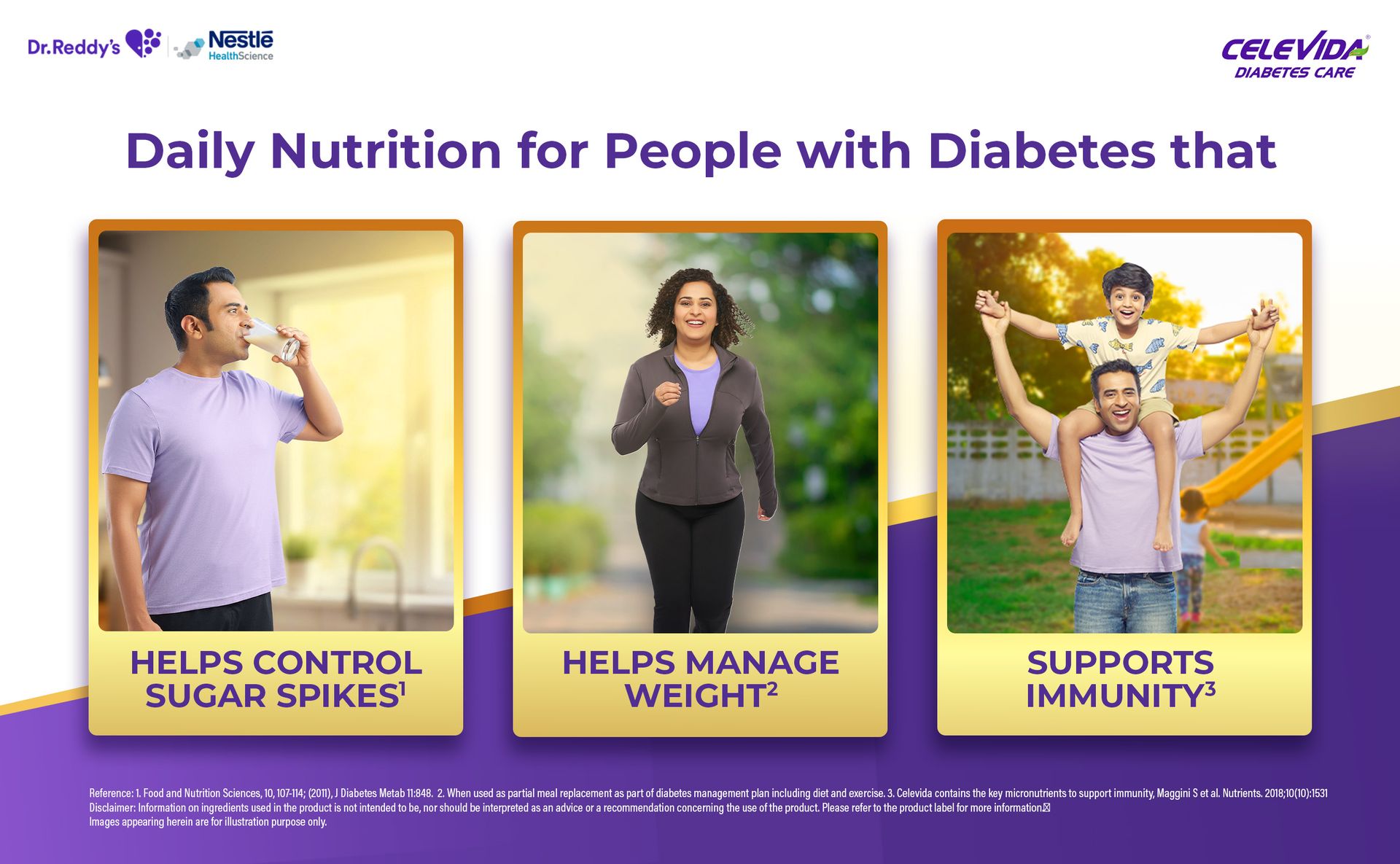 Celevida Diabetes Nutrition I Clinically proven I Helps in 24-Hr Sugar Control I Vanilla Flavor 400g Powder I Plant based protein & Dual blend high fiber I No Added sugar I By Dr. Reddy’s Nestle Health Science I Tin pack