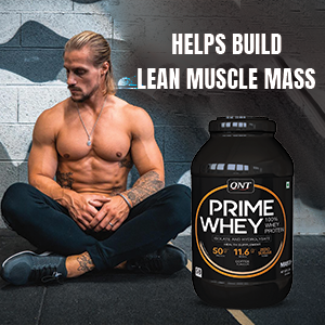 QNT Prime Whey Protein Powder | Coffee, 2 Kg | Triple Blend of Whey Isolate, Concentrate & Hydrolysate | 25g Protein, 5.8g BCAA per Scoop | Best Whey Protein Powder for Men & Women