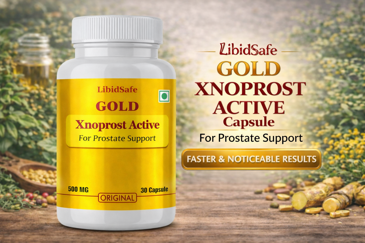 Xenoprost Active Capsule for Men – Advanced Prostate Care Ayurvedic Supplement for Enlarged Prostate & Urinary Relief | Herbal Support for BPH, Bladder Strength & Male Energy