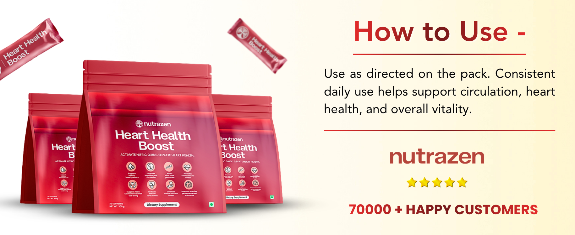 Heart Health Boost - 30 Sachets | L-Arginine, L-Citrulline Malate