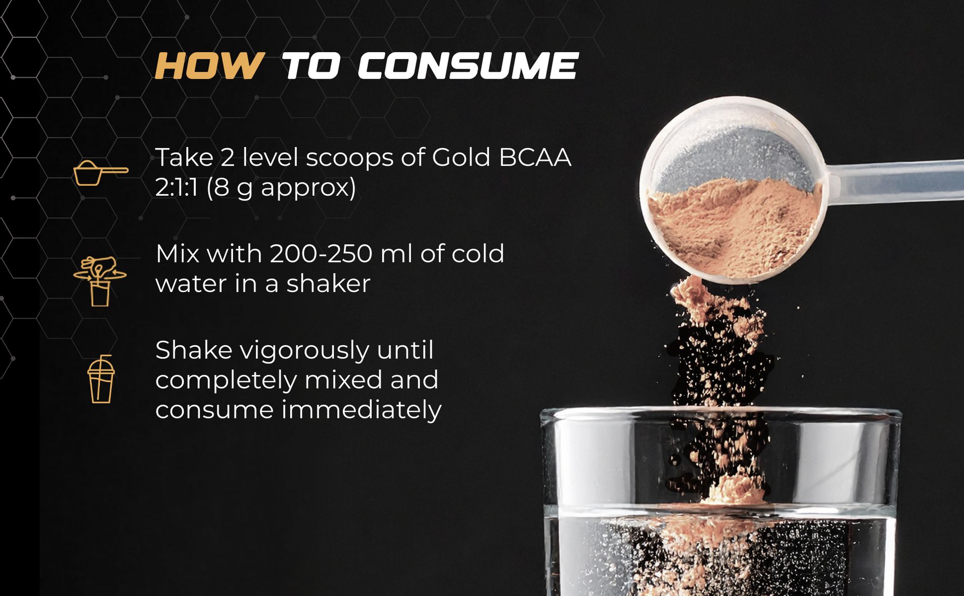 Nutrabay Gold BCAA 2:1:1 with Electrolytes 5000 mg Vegan BCAAs per Serving – Pre/Post Workout Energy Drink for Muscle Build Up & Faster Recovery - Tested for Purity - No Banned Substances – 250g, Cola