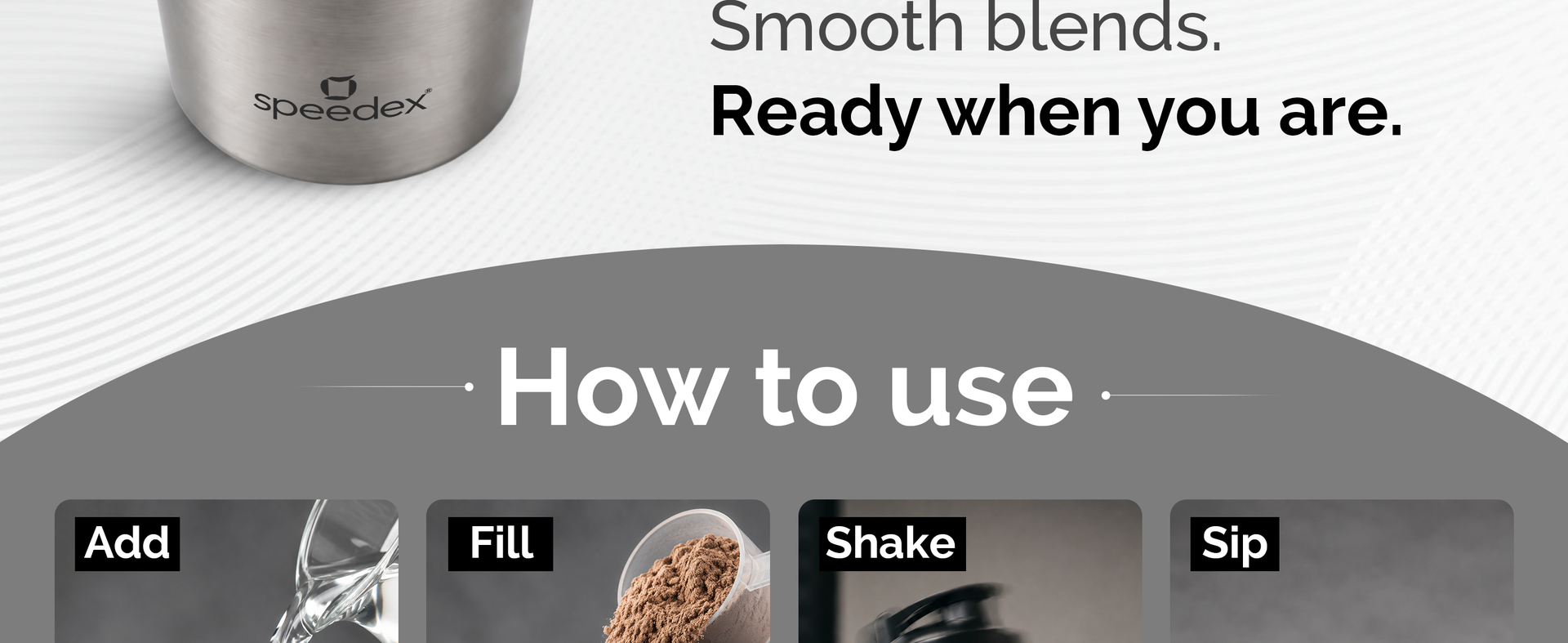 Speedex YouFit Customized Stainless Steel Gym Shaker Bottle 750ml with Mixing Ball, Leakproof Flip Cap, Wide Mouth, Measurement Markings, Personalized Name/Logo Metal Protein Shaker – Black