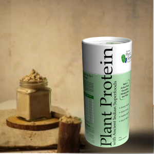 ATRIMED Plant Science Plant Protein – 210 g Pack – 86.8% of Green Pea Isolate, Brown Rice & Cow Pea Blend Fortified with Jivanti, Brahmi, Vidarikand, Flax seed & Punarnava for Energy, Gut Health & Muscle Support