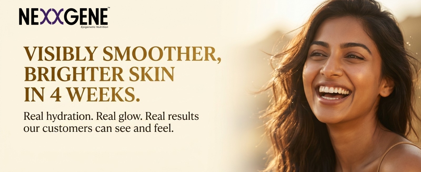 Super Glow | Skin Radiance Drink Mix | 5000mg Hydrolyzed Marine Collagen Peptides Type I & III, +14 Active Ingredients | Astaxanthin, Hyaluronic Acid, Resveratrol, 5 Billion CFUs Probiotics | Alphonso Mango Flavour | 28 Sachets | 4 Weeks Supply
