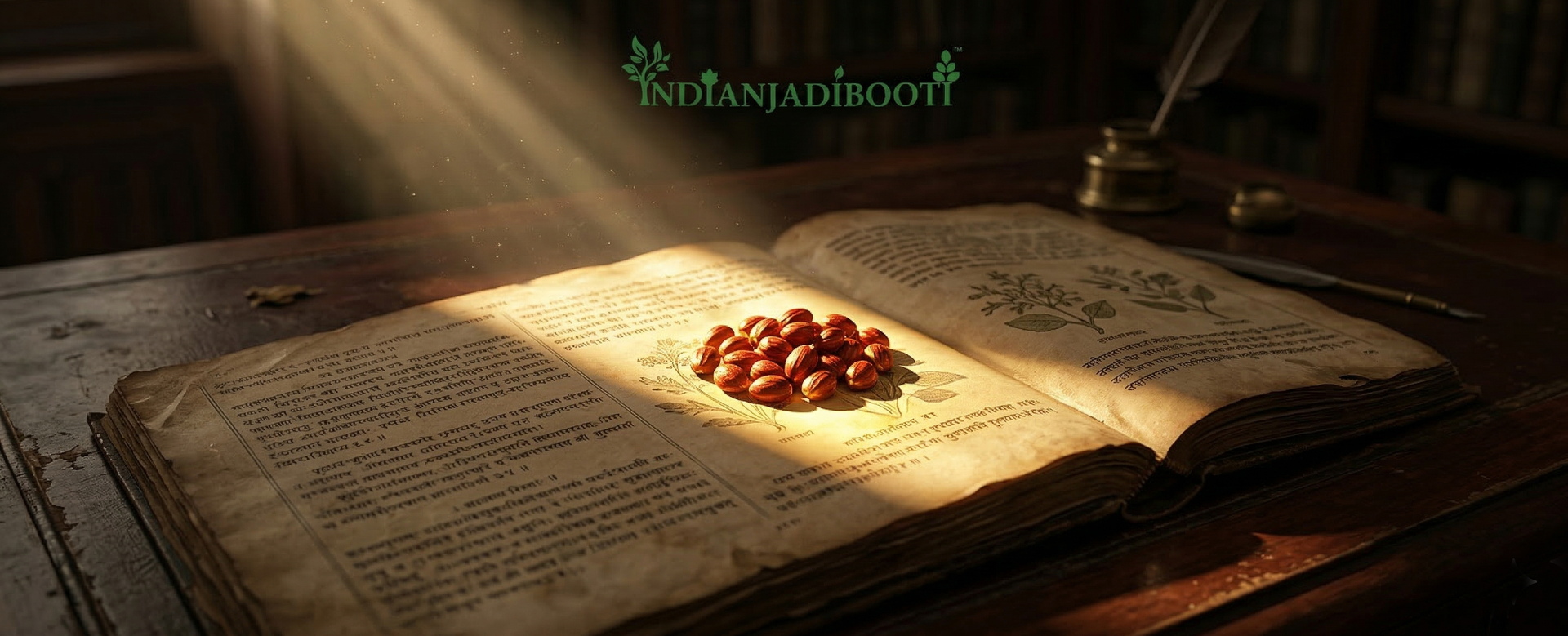 IndianJadiBooti Malkangni Beej - Jyotishmati Seeds - Celastrus paniculatus | Malkangani Seed | Stress Relief Good for Appetite (100 Grams pack)