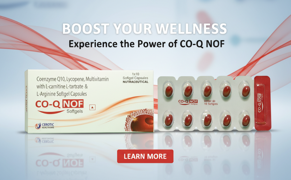 CO-Q NOF Coenzyme Q10 100mg with Selenium 40mcg Softgel Capsules with L-Carnitine, L-Arginine, Lycopene & Multivitamins | Antioxidant for Energy, Fertility, Heart & Cellular Health | 60 Softgels