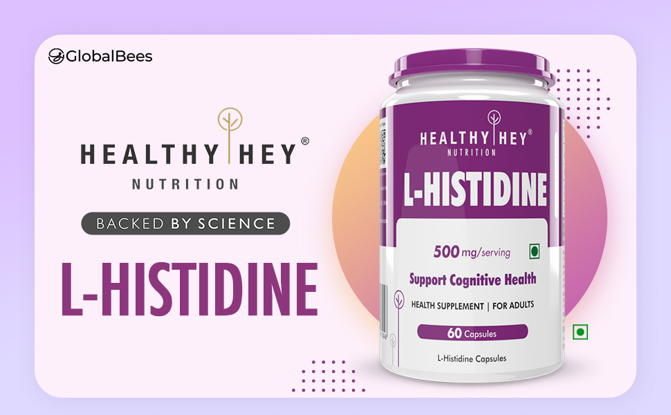 HealthyHey Nutrition L-Histidine 60 Capsules