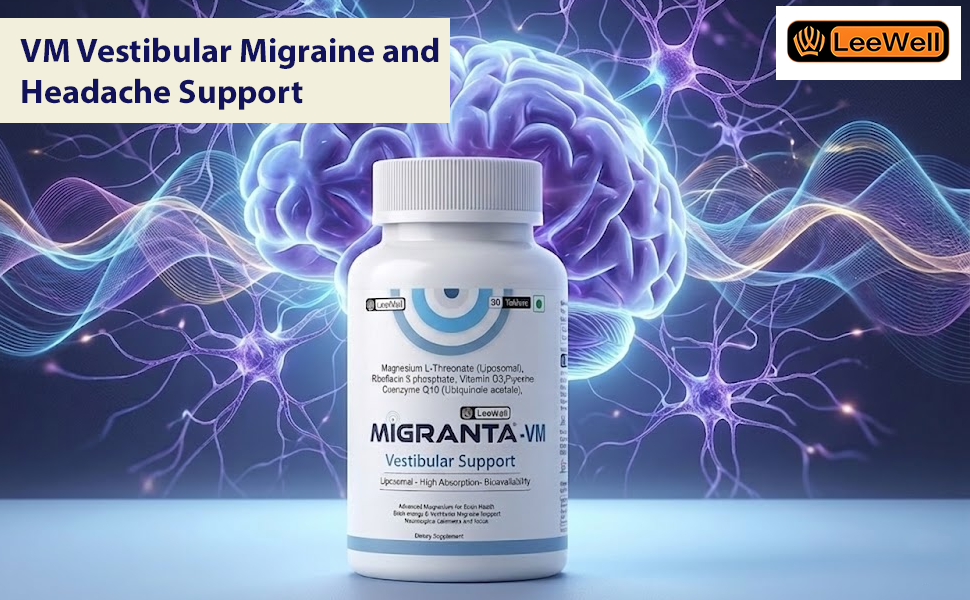 VM (LeeWell) Vestibular Migraine and Headache Support, 30 Tablets