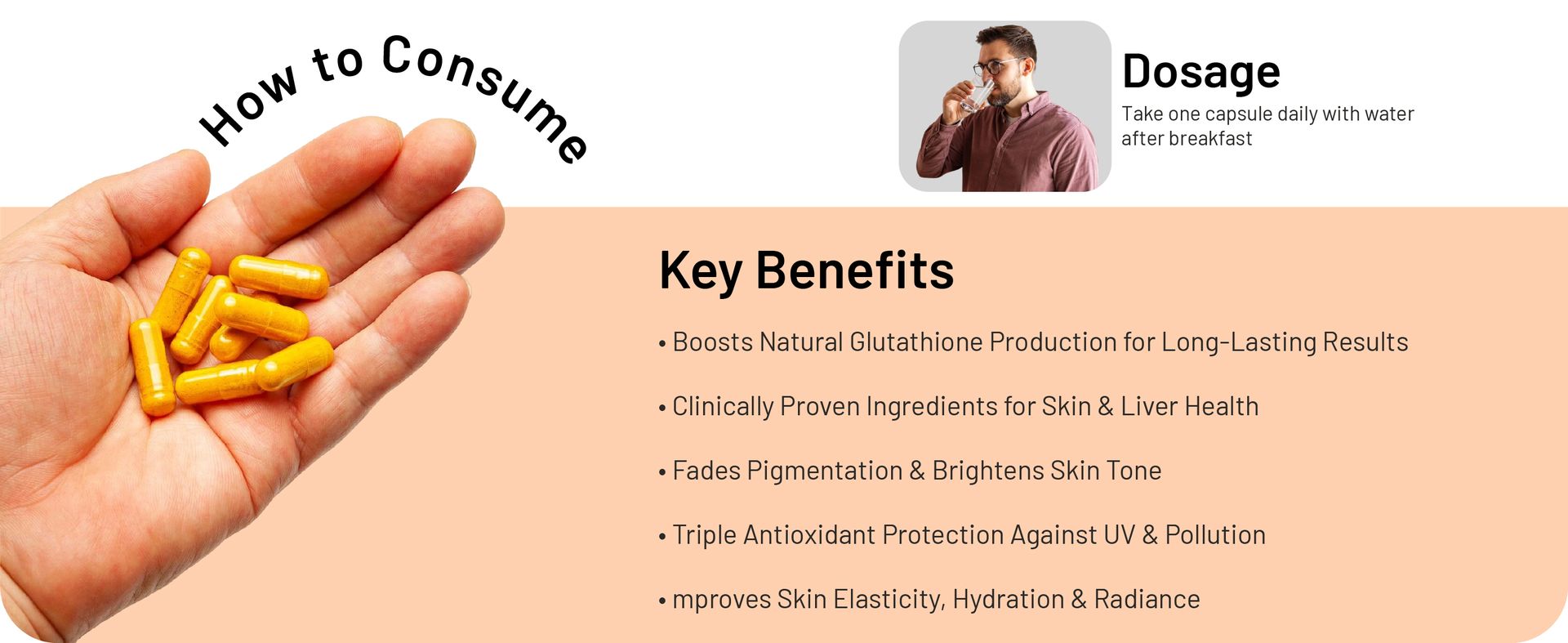 Glutathione Builder Capsules – Glutathione Supplement with NAC, Milk Thistle, Beta Carotene, B-Vitamins & Lycopene | For Skin Glow, Antioxidant & Anti-Ageing Support | 60 Capsules
