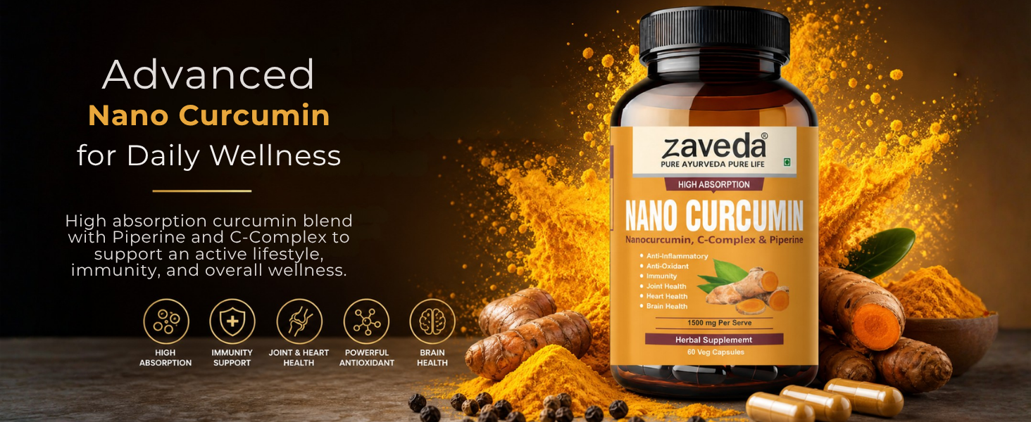 Nano Curcumin Plus 1500mg, 60 Veg Caps