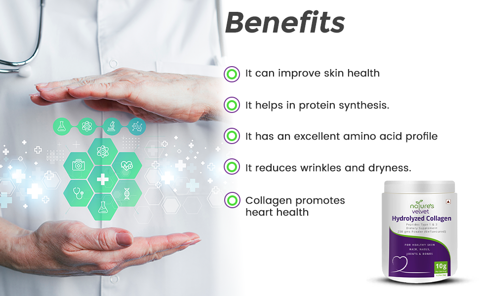 Nature's Velvet Hydrolysed Collagen Powder - 250G