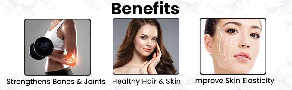 Marine Collagen Powder with Vitamin C & Hyaluronic Acid | For Hair and Skin Health | Metabolism Booster and for Muscle Health | 250 gm