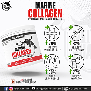 Hydrolyzed Marine Collagen Peptides (Type|& Type Iii)|For Healthy Joints, Shiny Hair & Nails, Smooth Skin, Lean Muscle Growth|Odourless|Unflavored|300 Grams|Fssai Approved - Powder