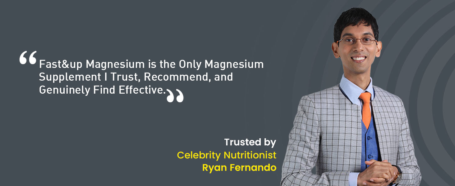 Fast&Up Magnesio - Restful Sleep Supplement - Magnesium & Zinc for Stress Management & Promoting Deep Sleep (60 Effervescent Tablets, Lime & Lemon Flavor)