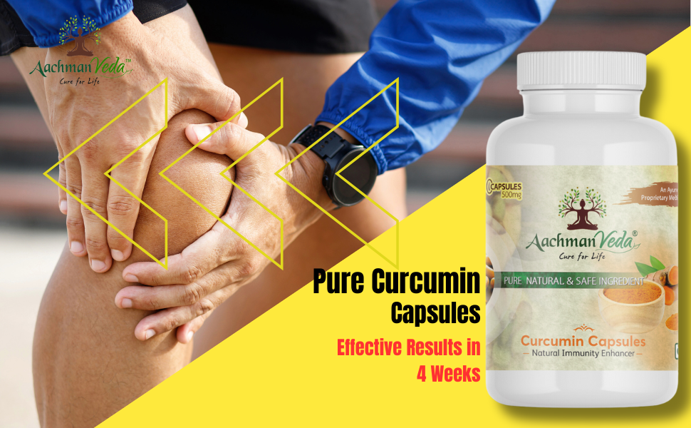 Curcumin haldi capsules |Boosts Immunity, Glowing Skin, Hair, Promotes Healthy Bones & Joints For Men & Women | [Pack of 1 60 cap ]