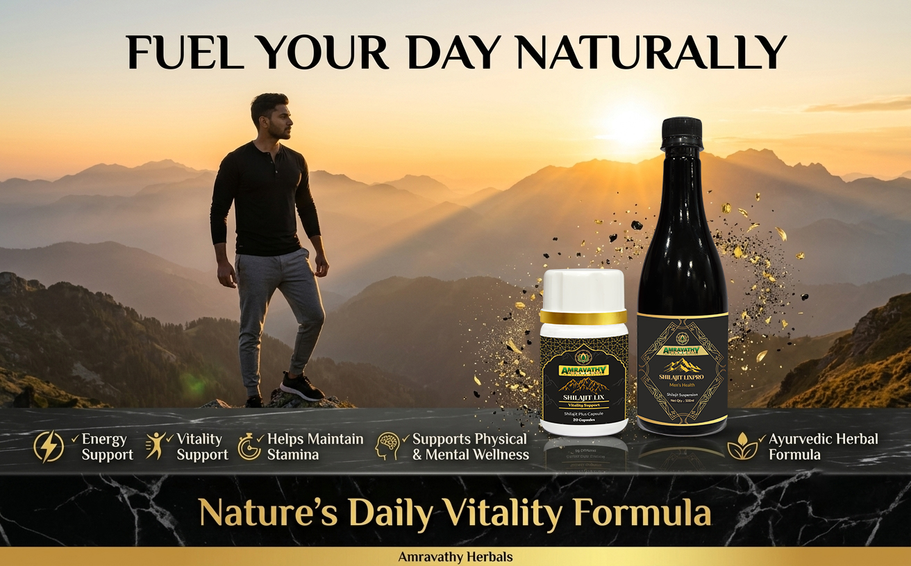 Shilajit LixPro Suspension 500ml with FREE Shilajit Lix Plus Capsules (20 Capsules) | Men's Vitality, Stamina & Energy Support | Ayurvedic Herbal Wellness Combo
