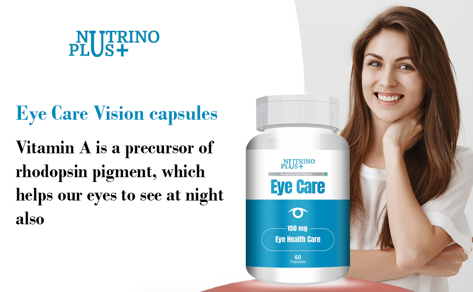 Eye Care Capsules – Lutein & Zeaxanthin for Eye Health Support | Vegetarian, Non-GMO, 60 Capsules