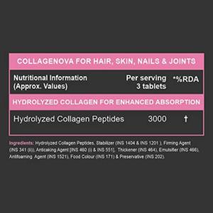 Carbamide Forte Salmon Fish Oil Omega 3 Capsule 1000 mg - Pack of 150 Softgel Capsules & Carbamide Forte Hydrolyzed Collagen Peptides, 180 Tablets | 6000mg with Type 1 & 3 Collagen Powder