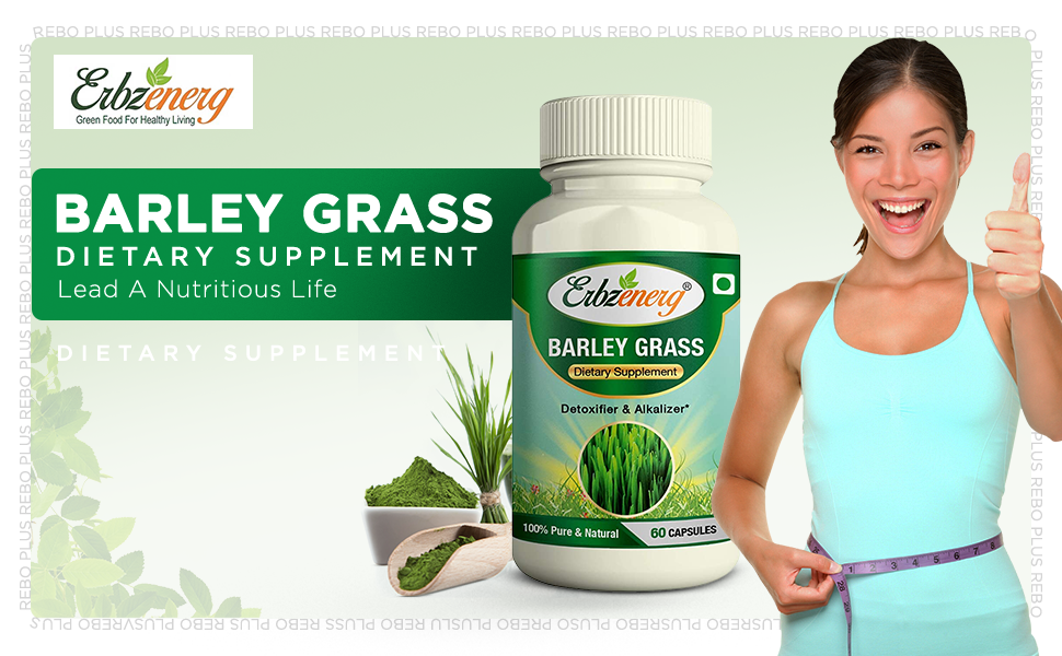 Organic Barley Grass (Hardeum vulgare) 60 Capsules (Pack of 1)