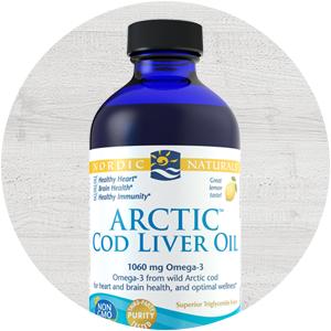 Nordic Naturals Arctic Cod Liver Oil | 1060 Mg Omega 3 Fish Oil EPA & DHA Supplement | Omega 3 Cod Liver Oil Liquid For Heart, Brain Health & Optimal Wellness | Flavour Strawberry Fish Oil 8 Fl Oz(237 Ml)