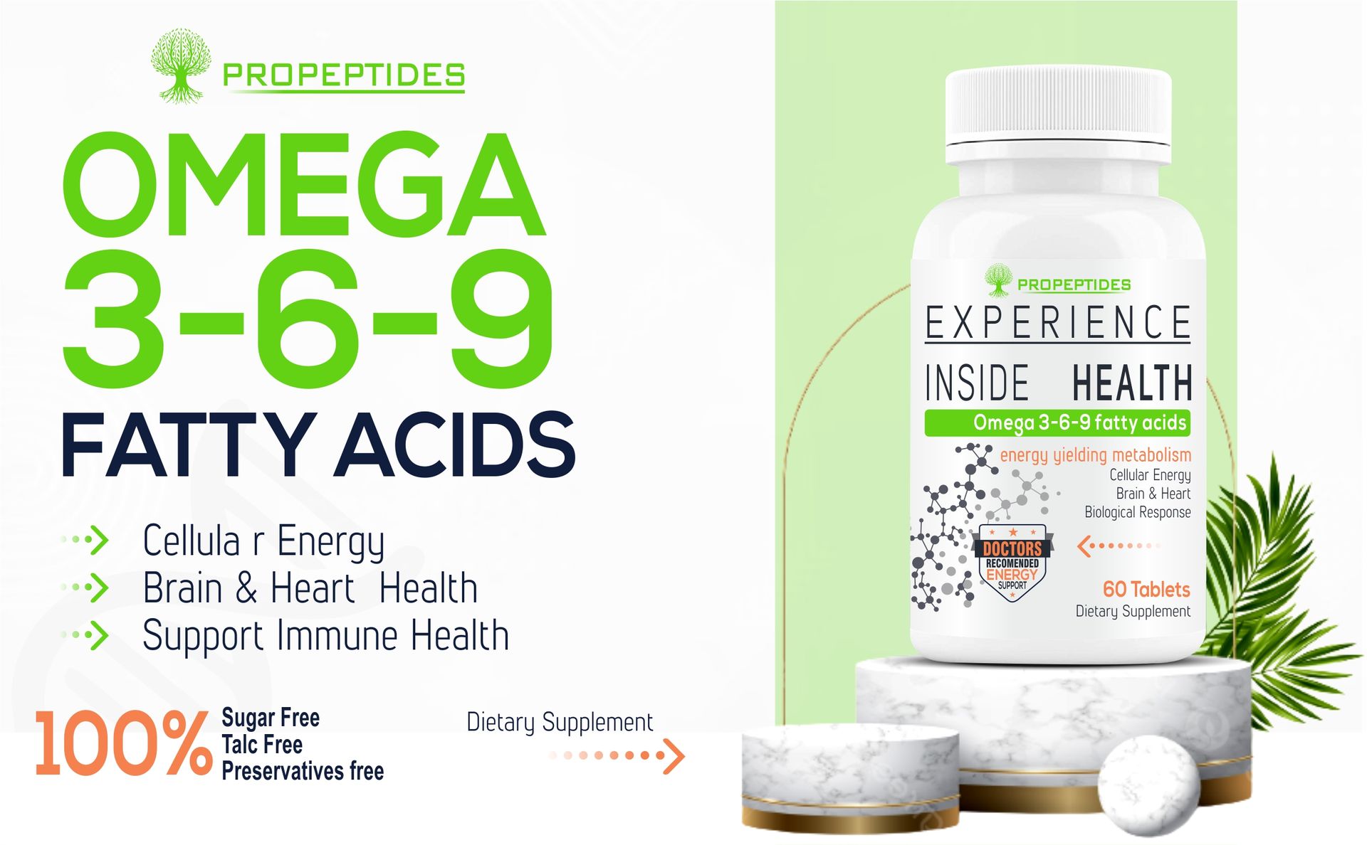 Omega-3 Vegetarian Capsules Supplement-60